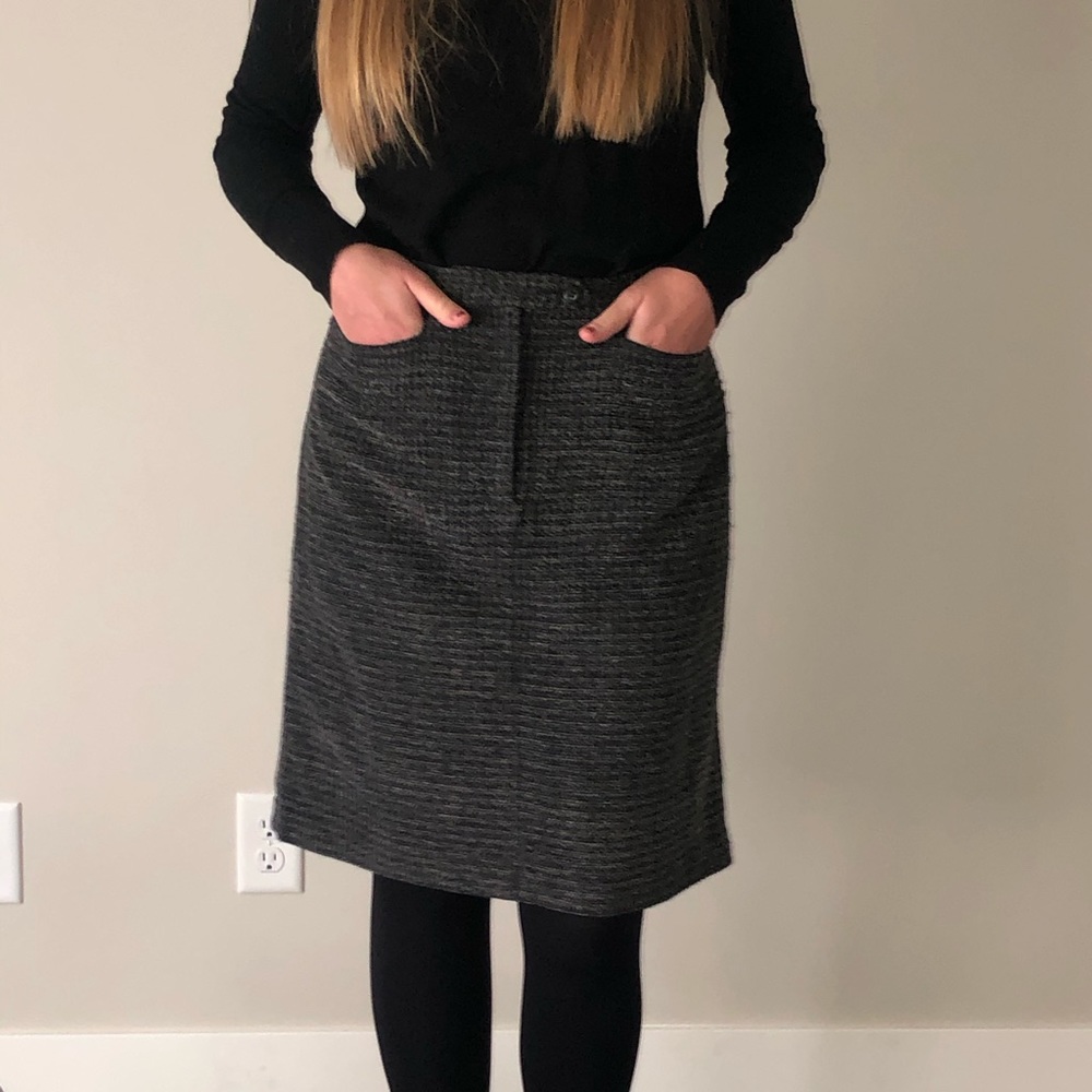 Knee length skirt